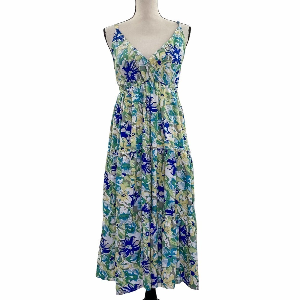 JACKPOT Multicolored Floral Sleeveless Dress